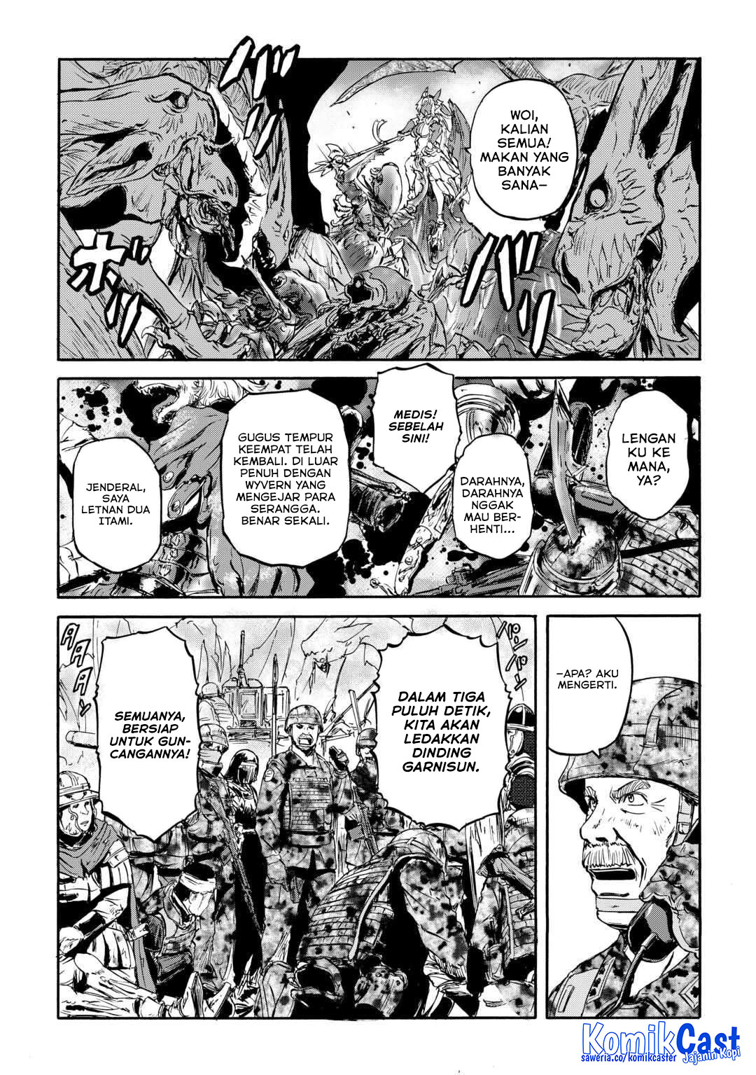 Gate – Jietai Kare no Chi nite Kaku Tatakeri Chapter 143 Gambar 29