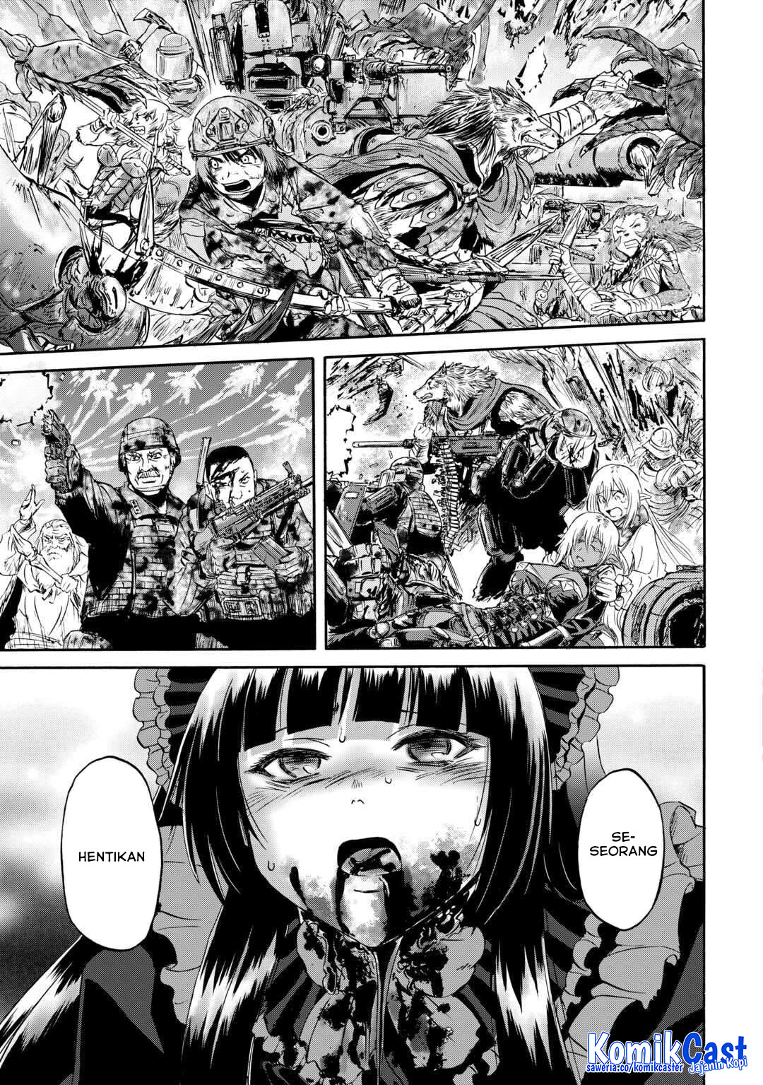 Gate – Jietai Kare no Chi nite Kaku Tatakeri Chapter 143 Gambar 20