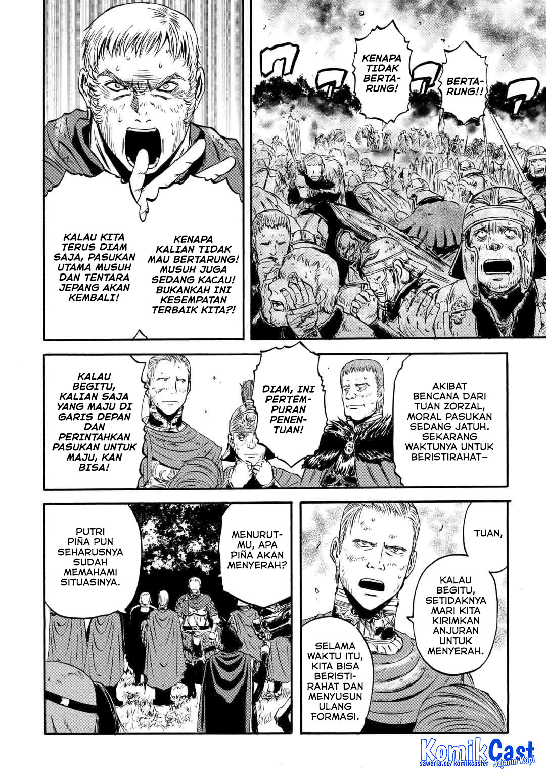 Gate – Jietai Kare no Chi nite Kaku Tatakeri Chapter 143 Gambar 38