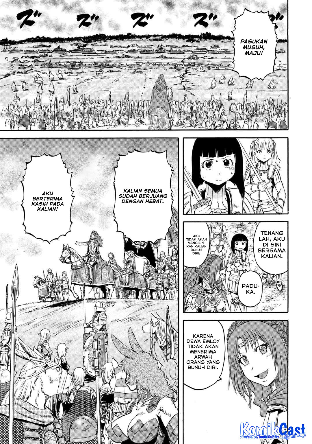 Gate – Jietai Kare no Chi nite Kaku Tatakeri Chapter 143 Gambar 45