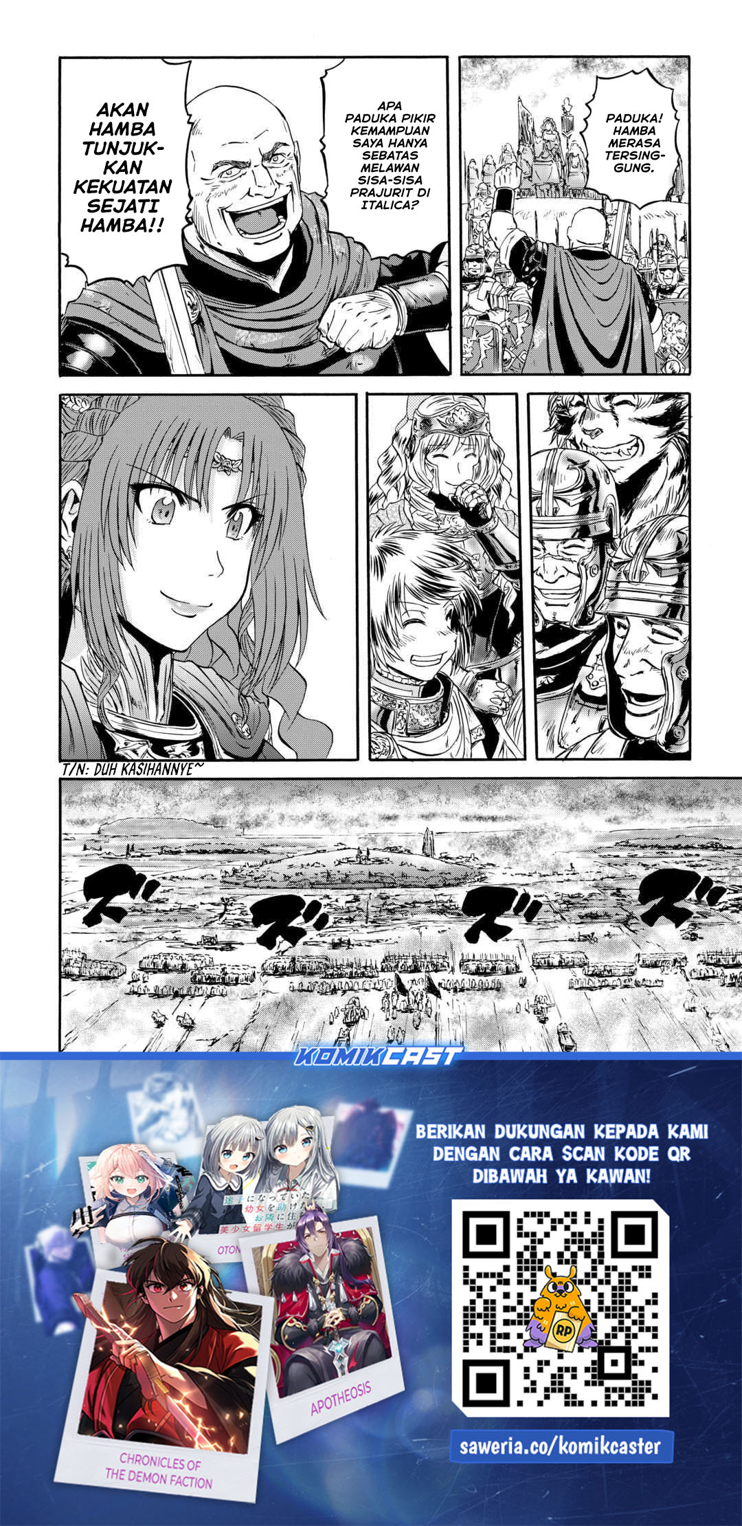 Gate – Jietai Kare no Chi nite Kaku Tatakeri Chapter 143 Gambar 46