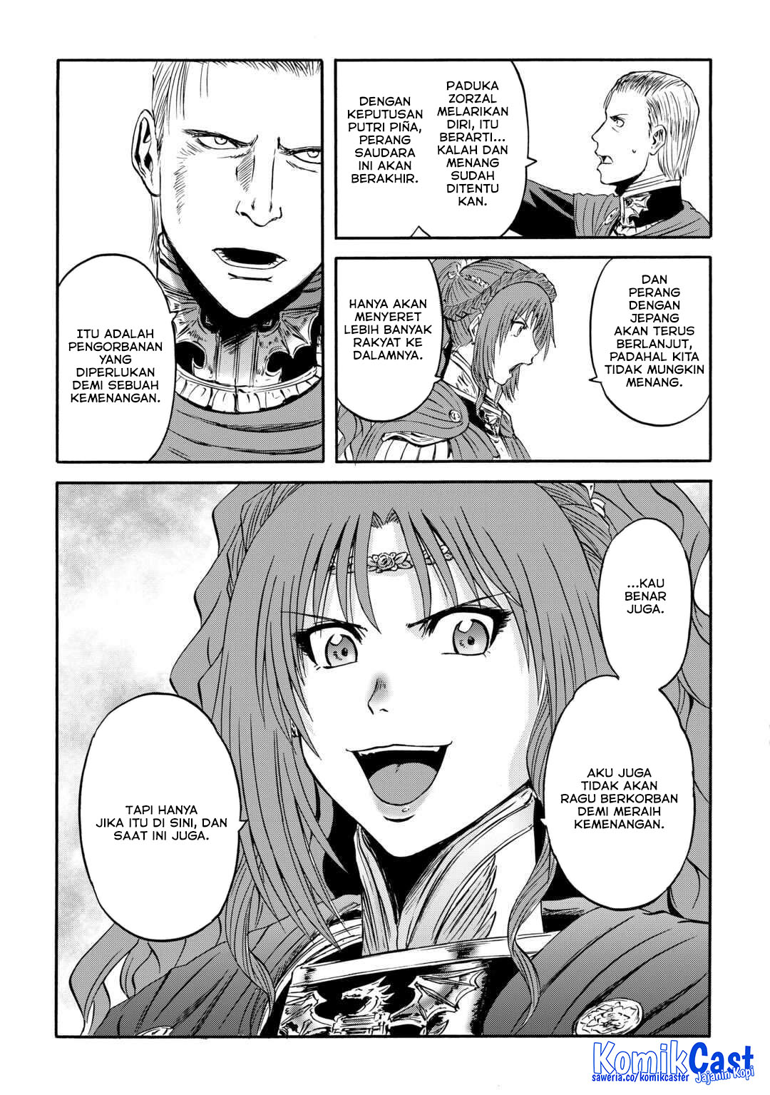 Gate – Jietai Kare no Chi nite Kaku Tatakeri Chapter 143 Gambar 41