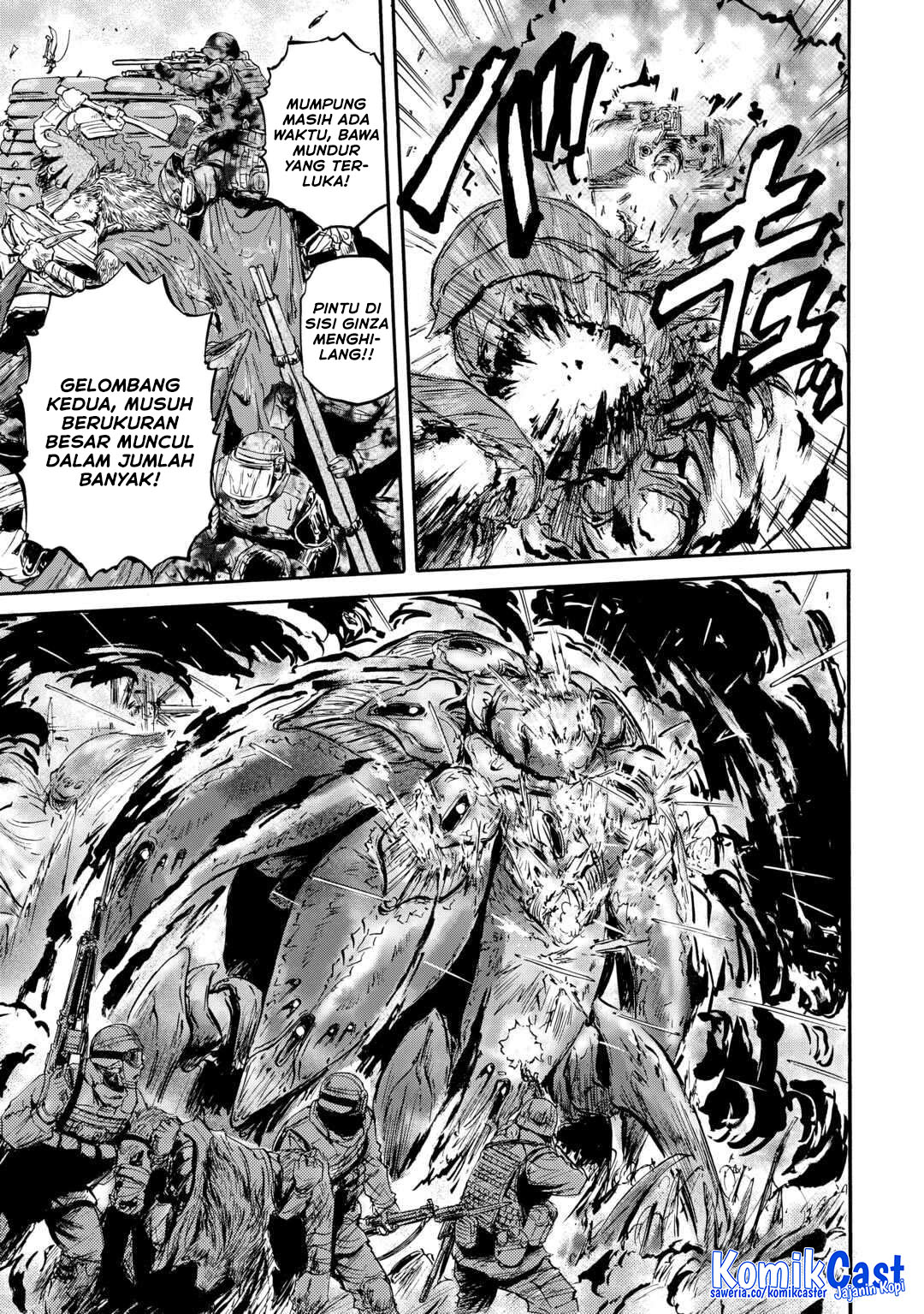 Gate – Jietai Kare no Chi nite Kaku Tatakeri Chapter 143 Gambar 9