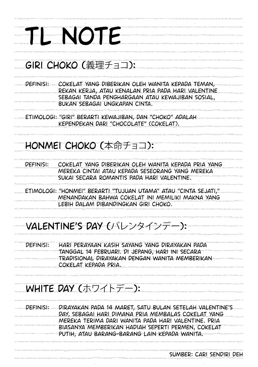 Giri Choco Girai no Futari Chapter 2 Gambar 12