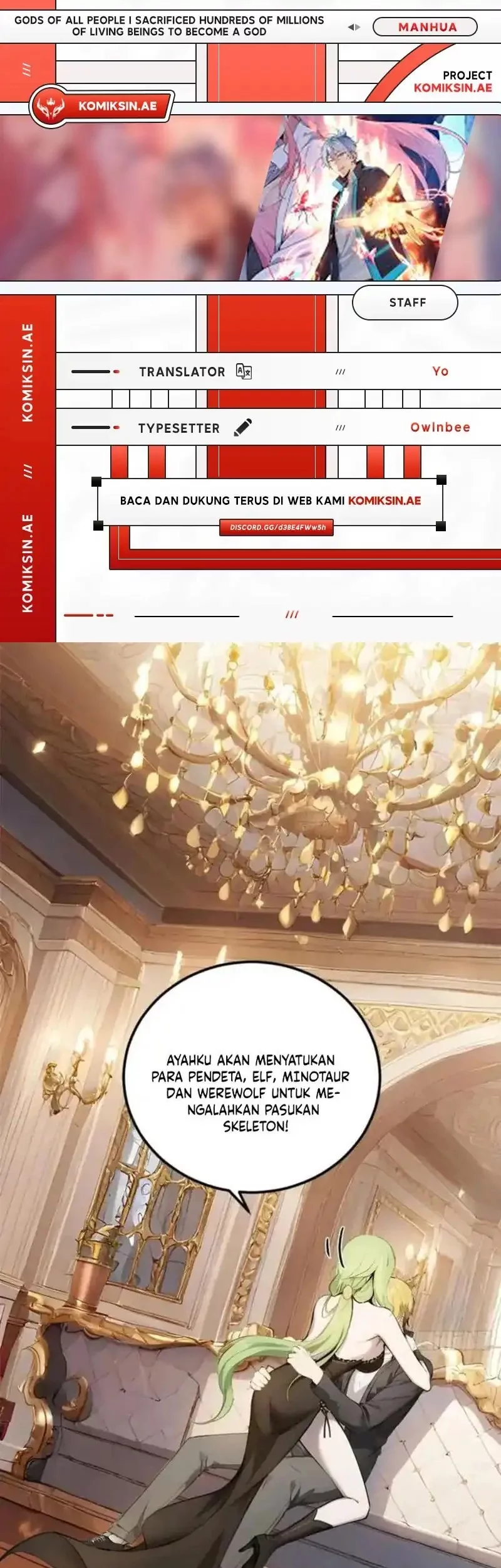 Komik Gods of All People: I Sacrificed Hundreds of Millions of Living Beings To Become a God Chapter 87 gambar nomor 1