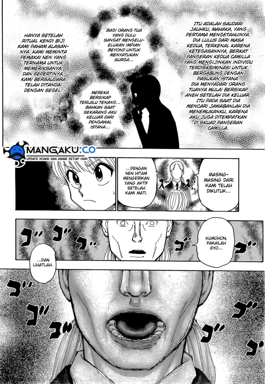 Hunter x Hunter Chapter 401 Gambar 10