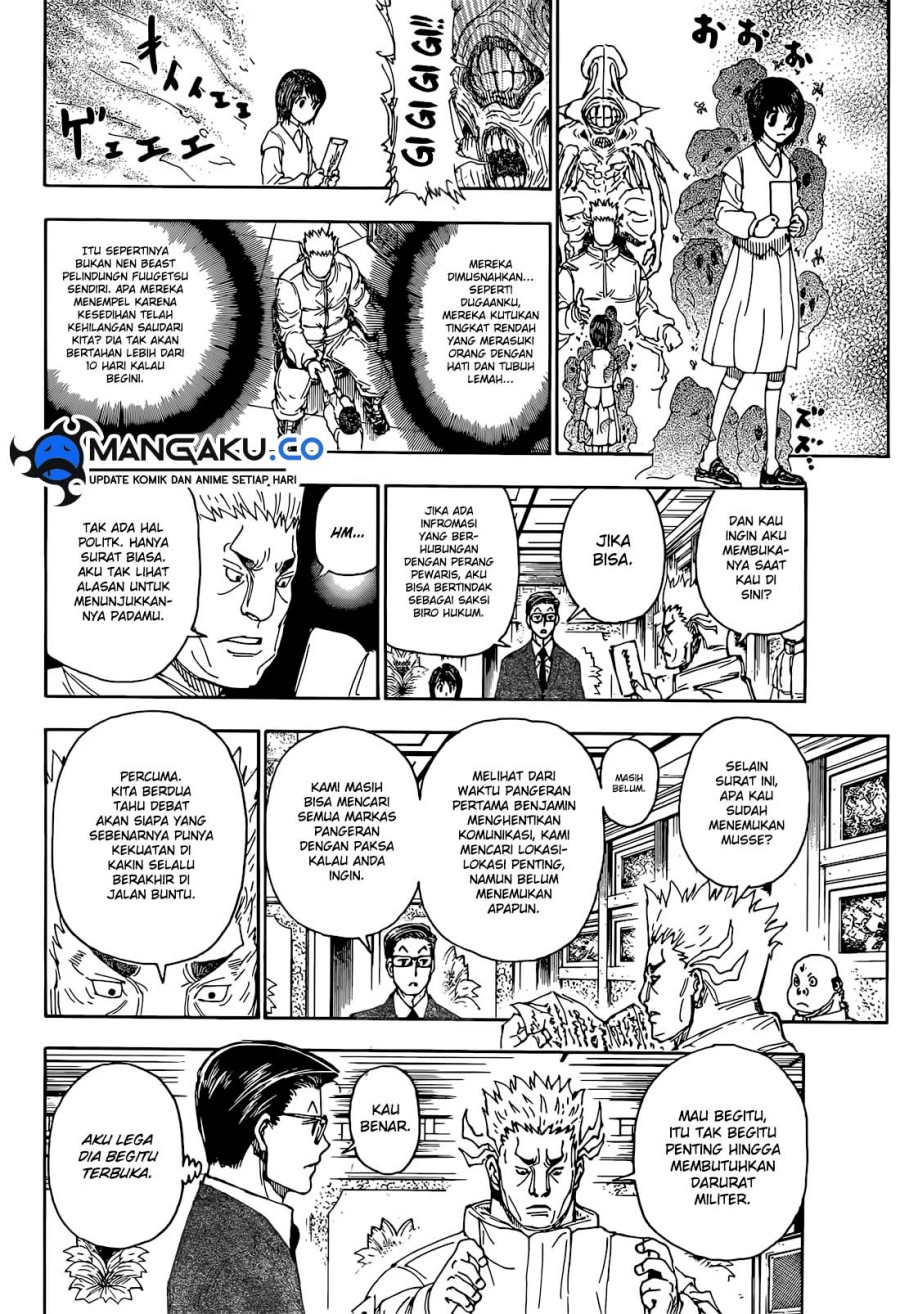 Hunter x Hunter Chapter 402 Gambar 15