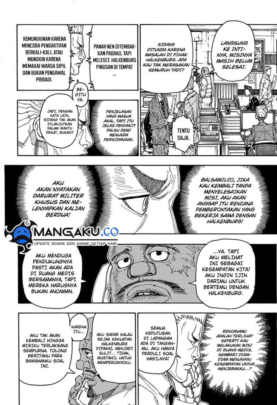Hunter x Hunter Chapter 403 Gambar 9