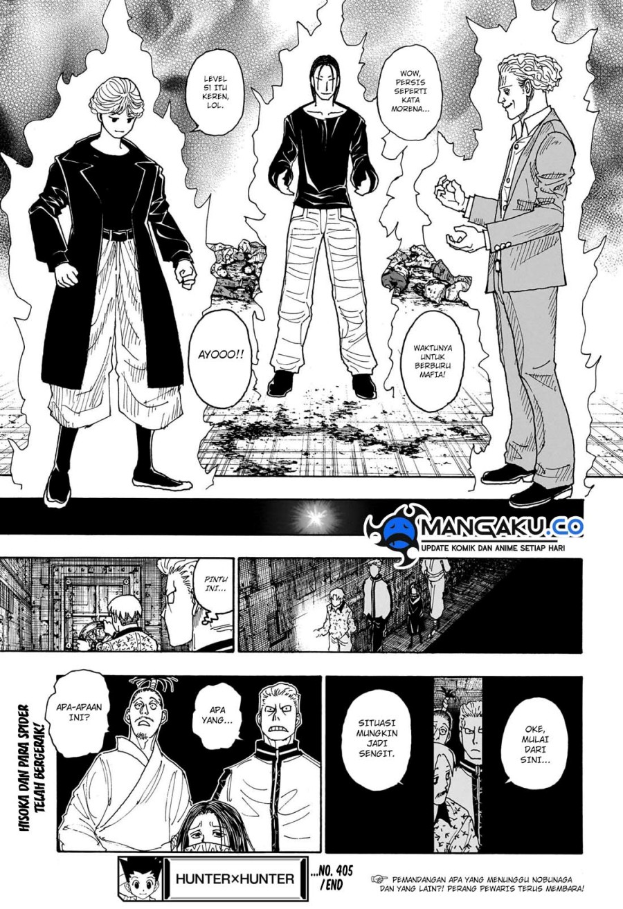 Hunter x Hunter Chapter 405 Gambar 20