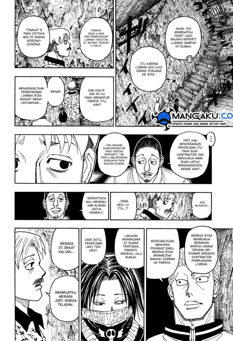 Hunter x Hunter Chapter 406 Gambar 4