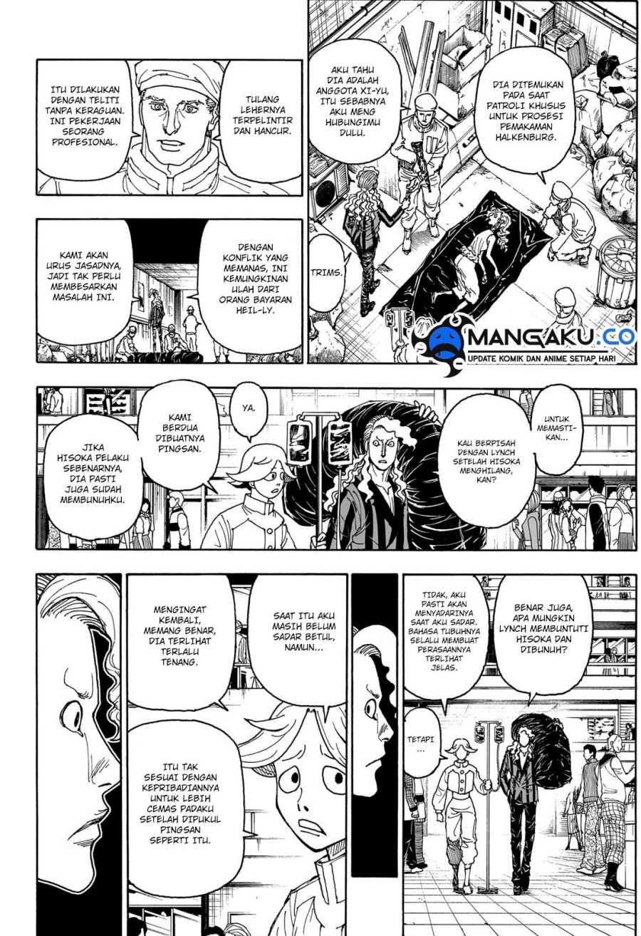 Hunter x Hunter Chapter 406 Gambar 8
