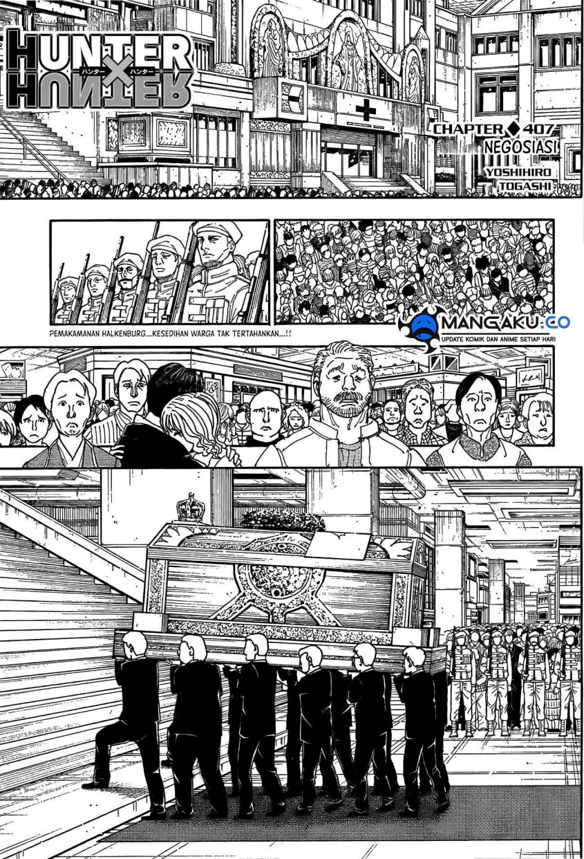 Manga Hunter x Hunter Chapter 407 gambar nomor 2