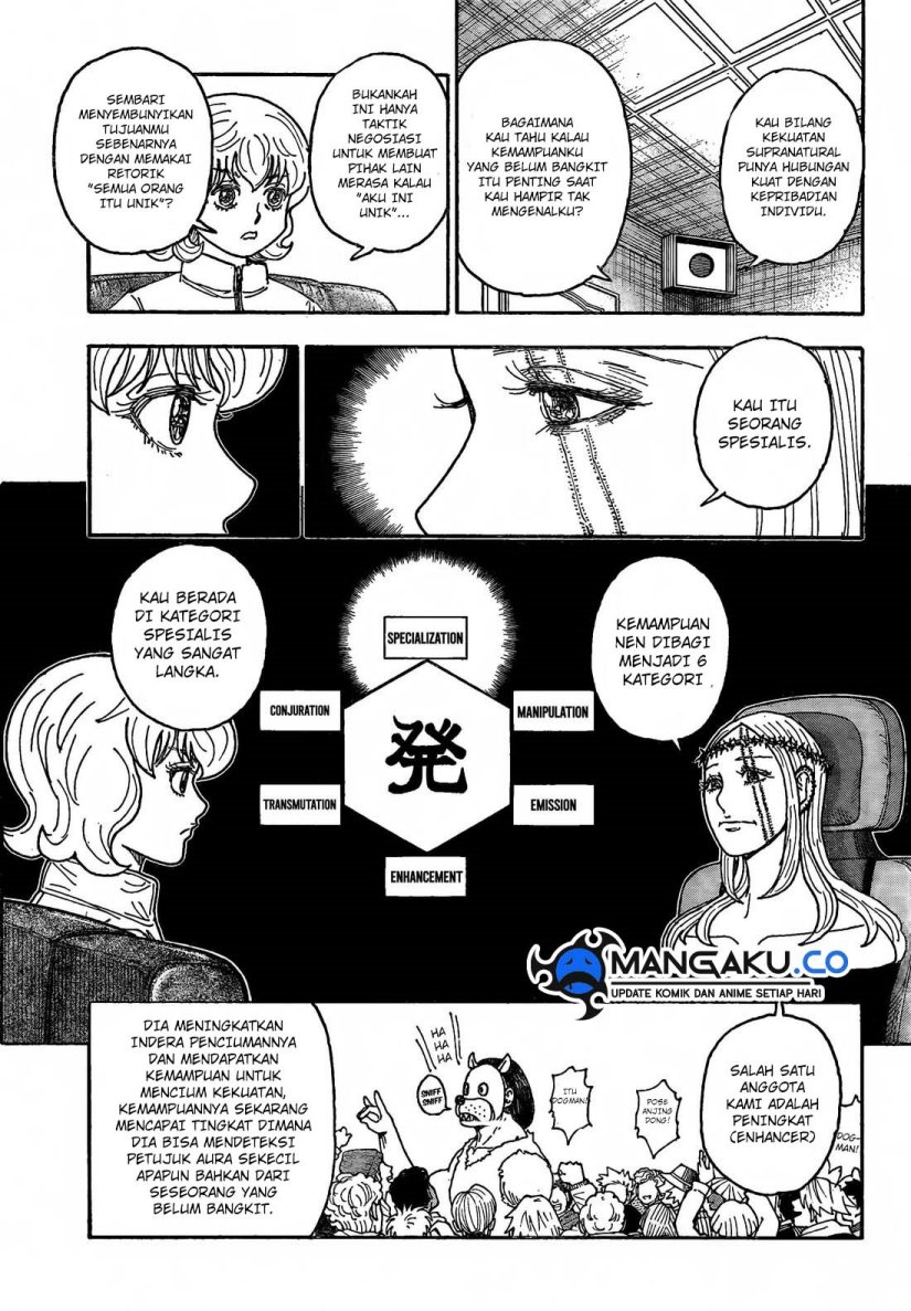 Hunter x Hunter Chapter 408 Gambar 10