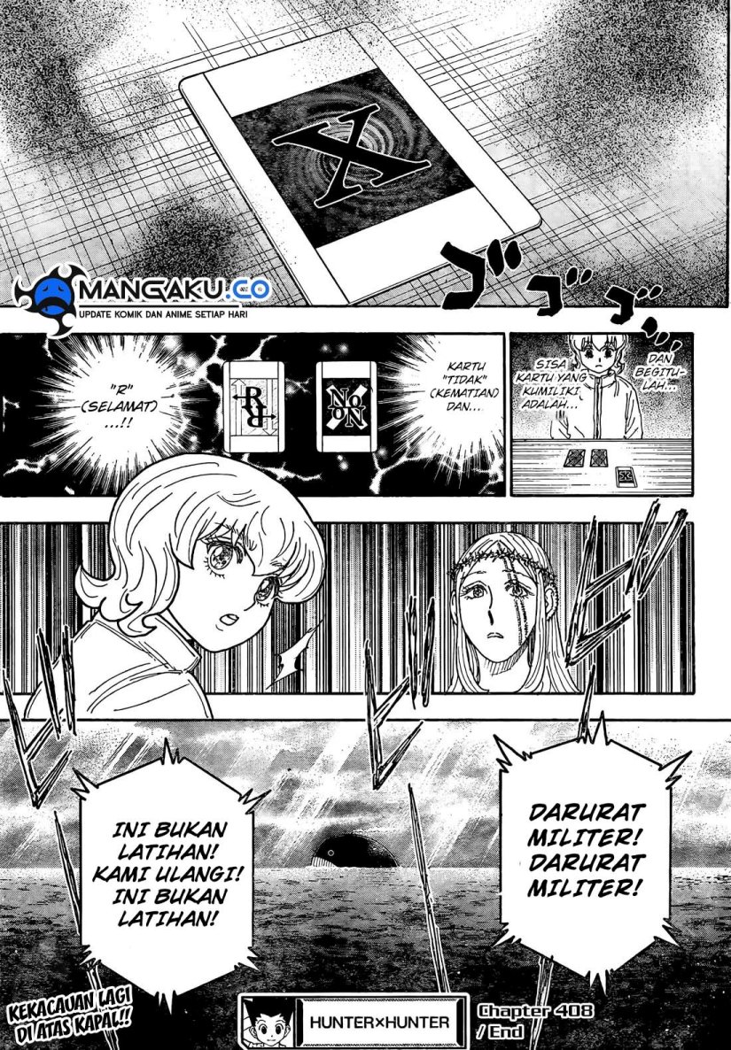 Hunter x Hunter Chapter 408 Gambar 15