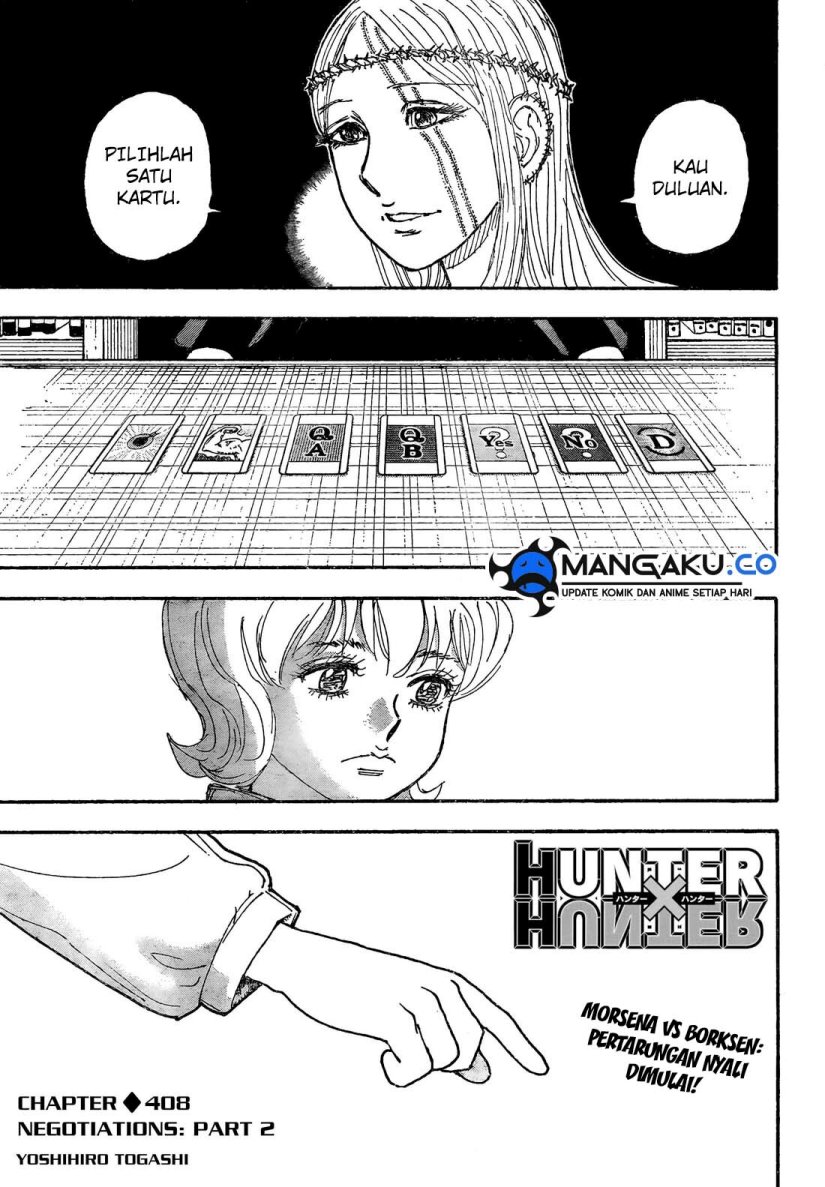 Manga Hunter x Hunter Chapter 408 gambar nomor 2