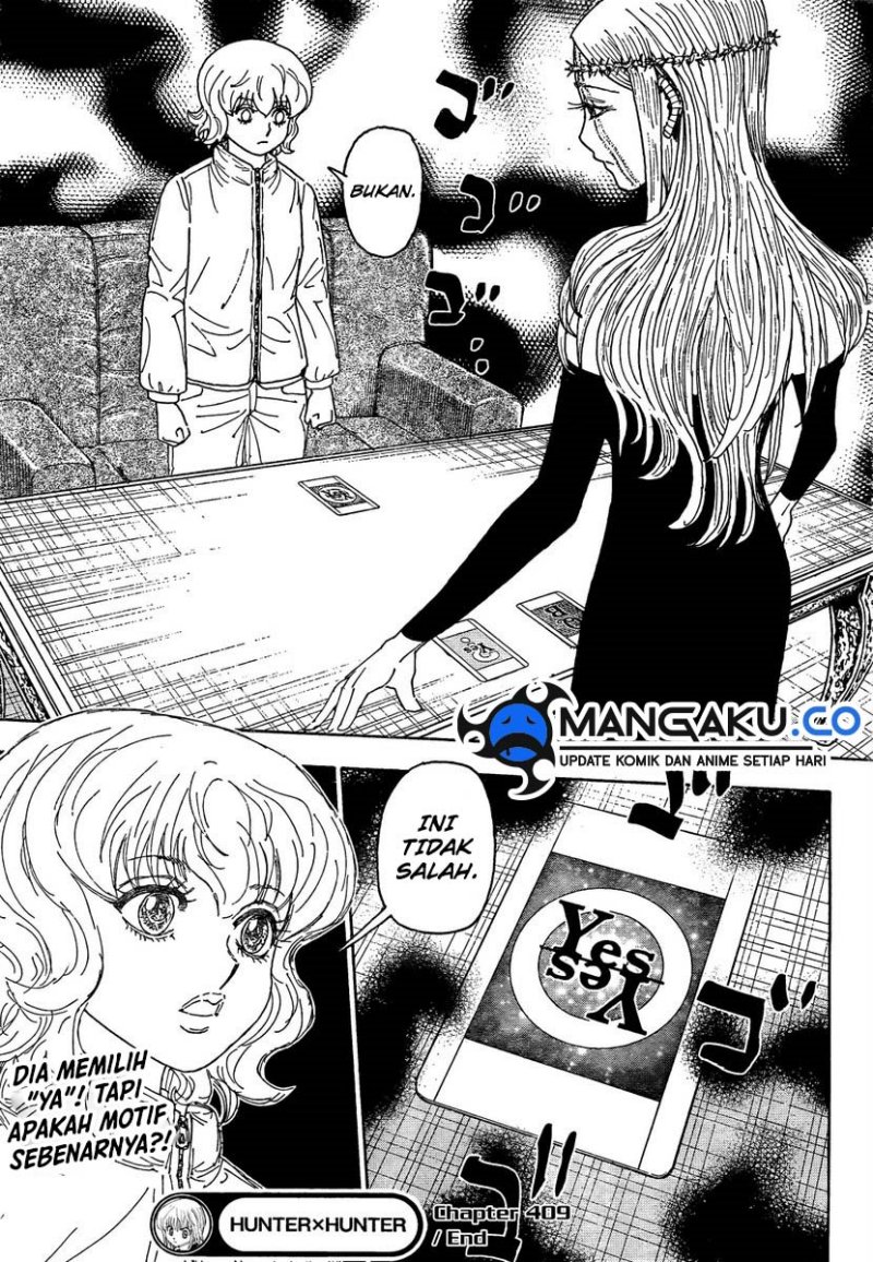 Hunter x Hunter Chapter 409 Gambar 16