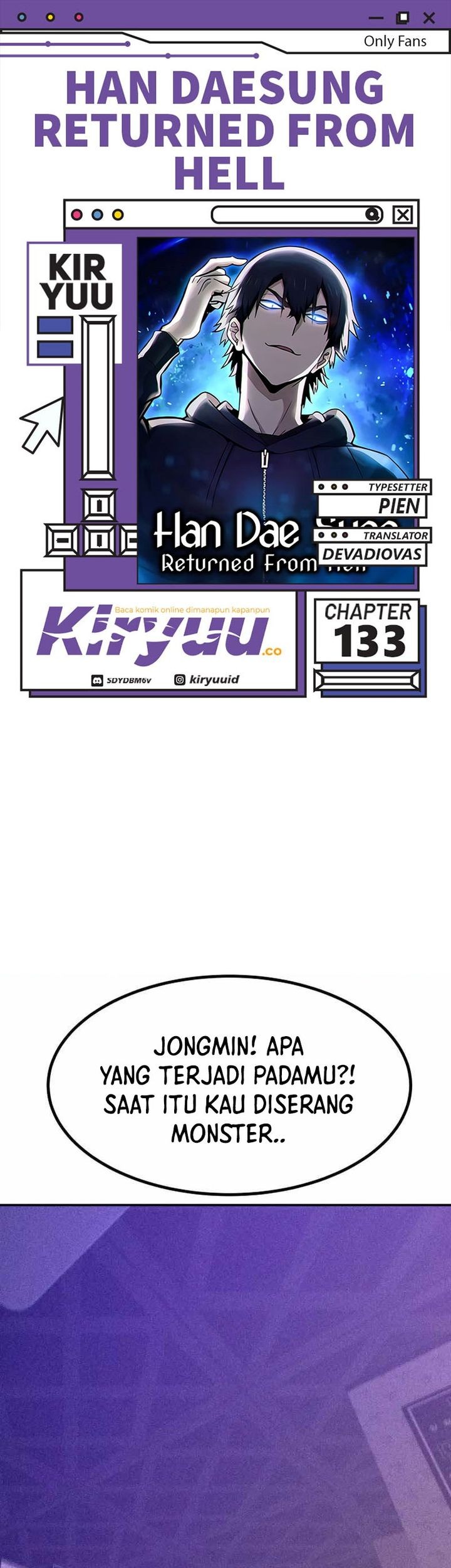 Komik Han Dae Sung Returned From Hell Chapter 133 gambar nomor 1