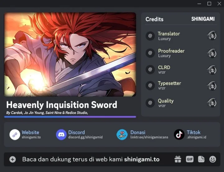 Komik Heavenly Inquisition Sword Chapter 140 gambar nomor 1