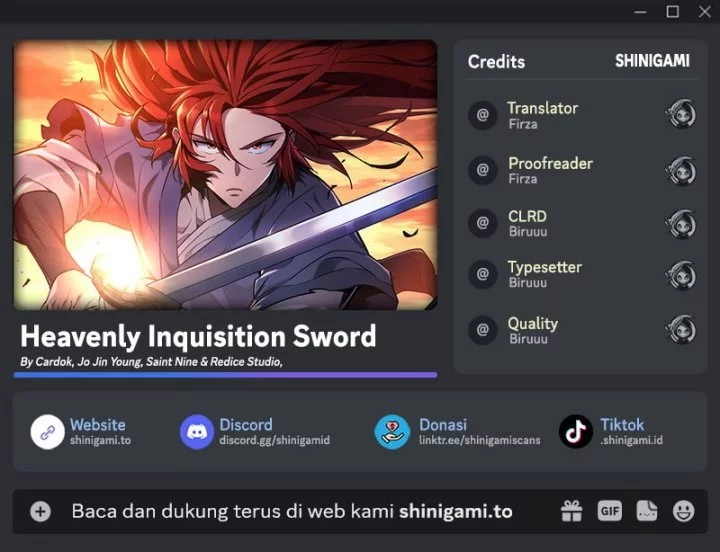 Komik Heavenly Inquisition Sword Chapter 137 Fix gambar nomor 1