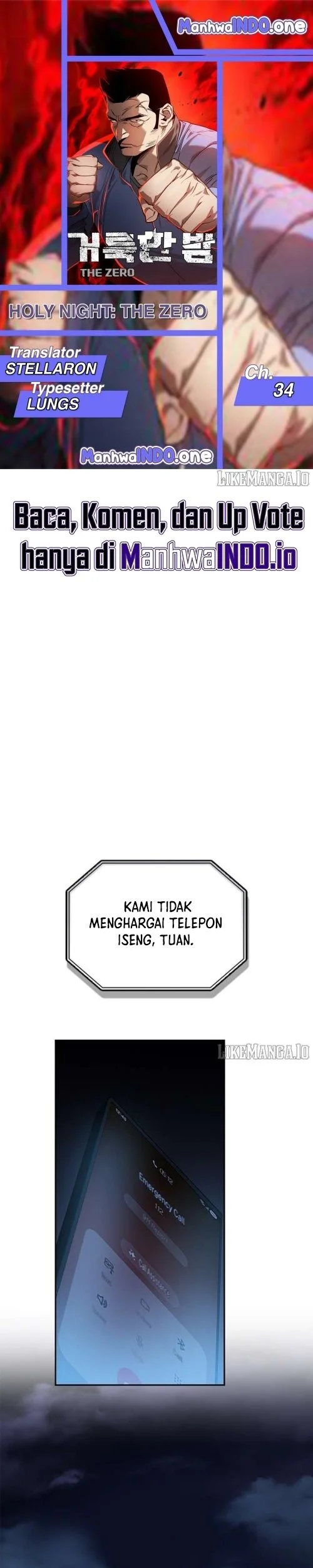 Komik Holy Night: The Zero Chapter 34 gambar nomor 1