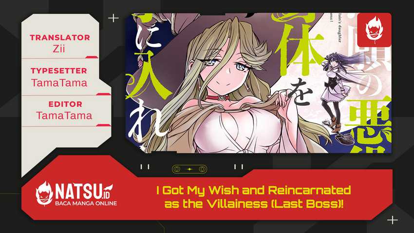 Komik I Got My Wish and Reincarnated as the Villainess (Last Boss)! Chapter 3 gambar nomor 1