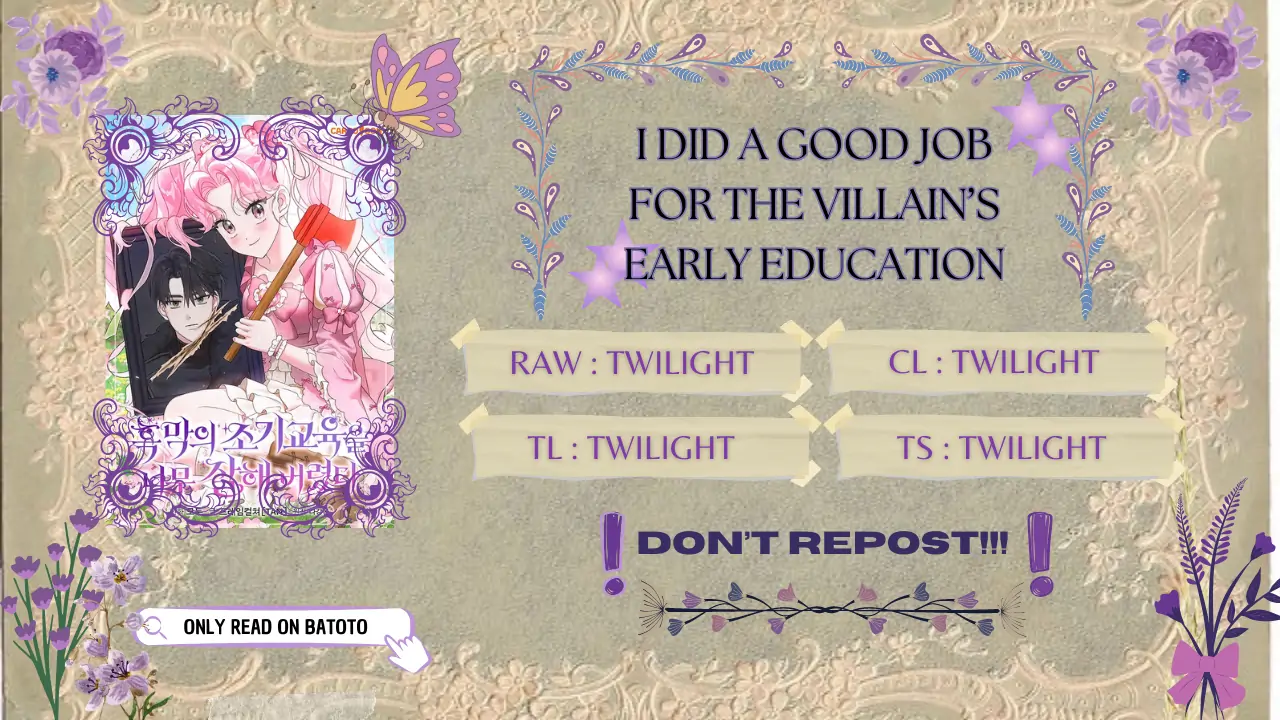 Komik I Did a Good Job For The Villain’s Early Education Chapter 11 gambar nomor 1