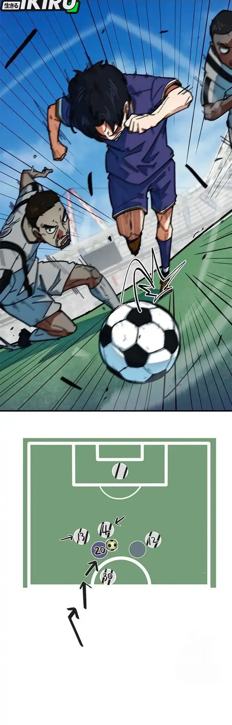 I’m Being Misunderstood as a Soccer Genius Chapter 54 Gambar 61