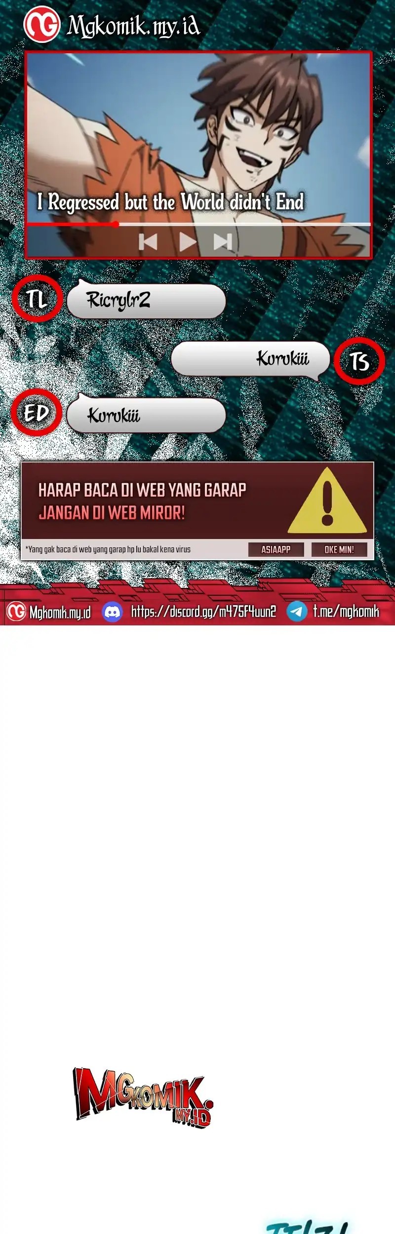 Komik I Regressed, but the World didn’t End Chapter 32 gambar nomor 1