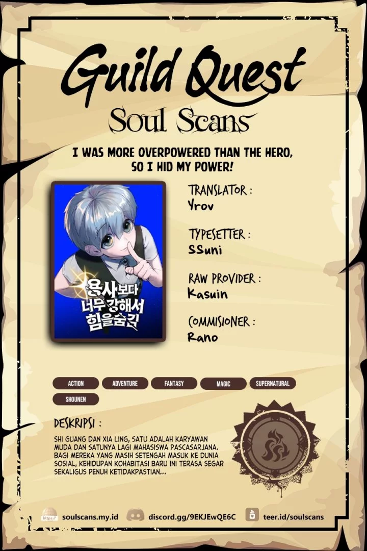 Komik I Was More Overpowered Than The Hero, So I Hid My Power! Chapter 89 gambar nomor 1