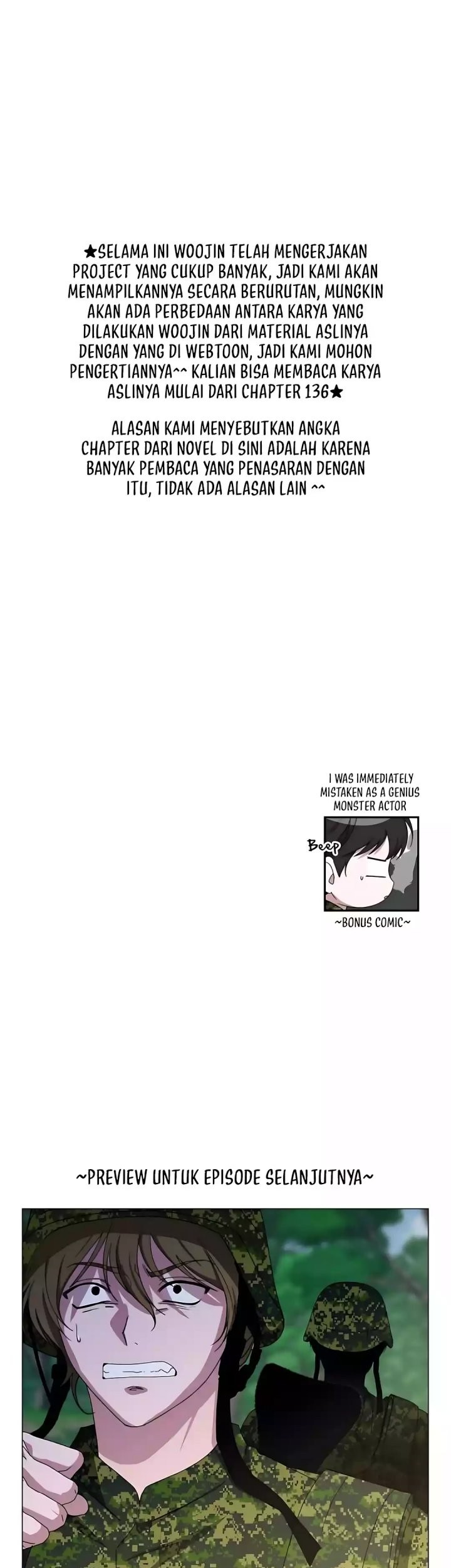 I Was Immediately Mistaken for a Monster Genius Actor Chapter 66 Gambar 67