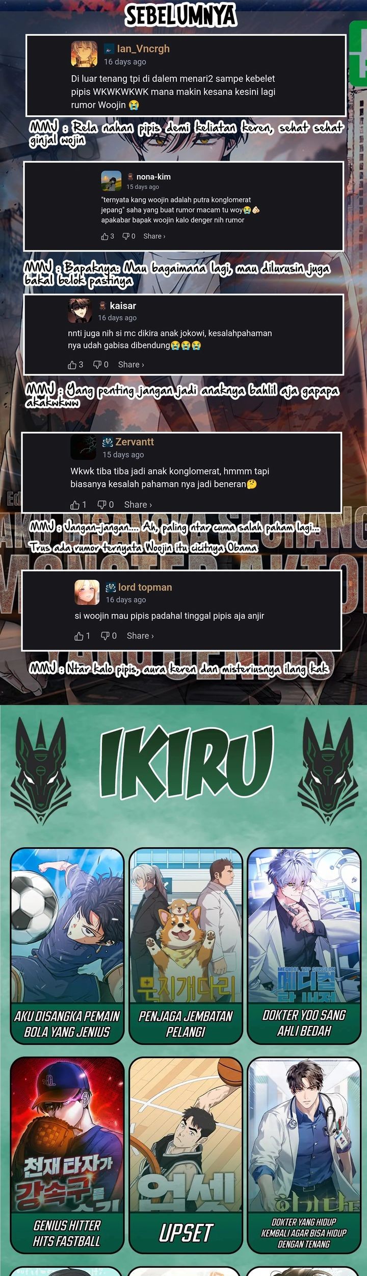 I Was Immediately Mistaken for a Monster Genius Actor Chapter 63 Gambar 72