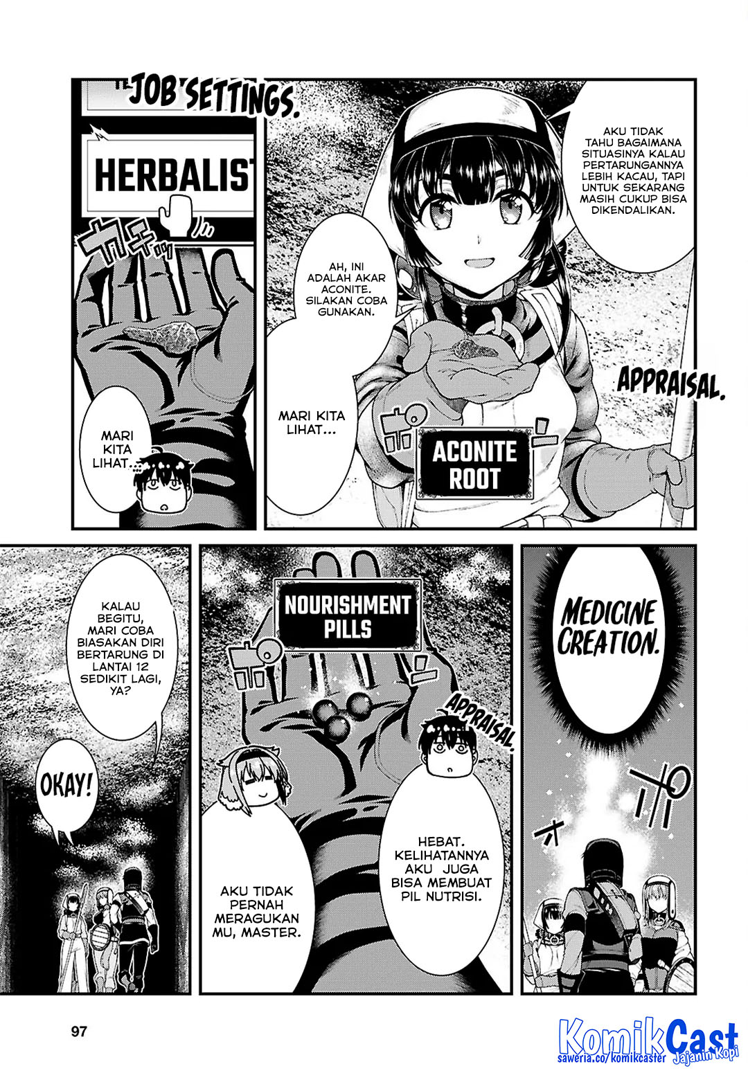 Isekai Meikyuu de Harem wo Chapter 97 Gambar 7