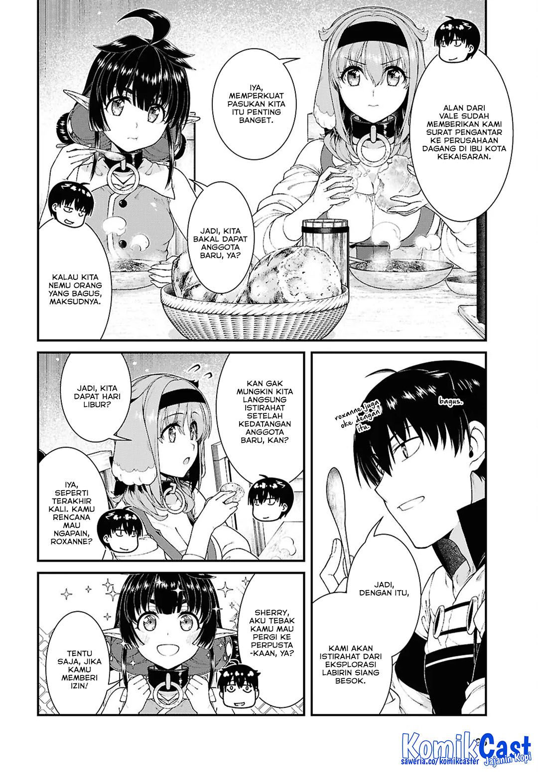 Isekai Meikyuu de Harem wo Chapter 98 Gambar 10