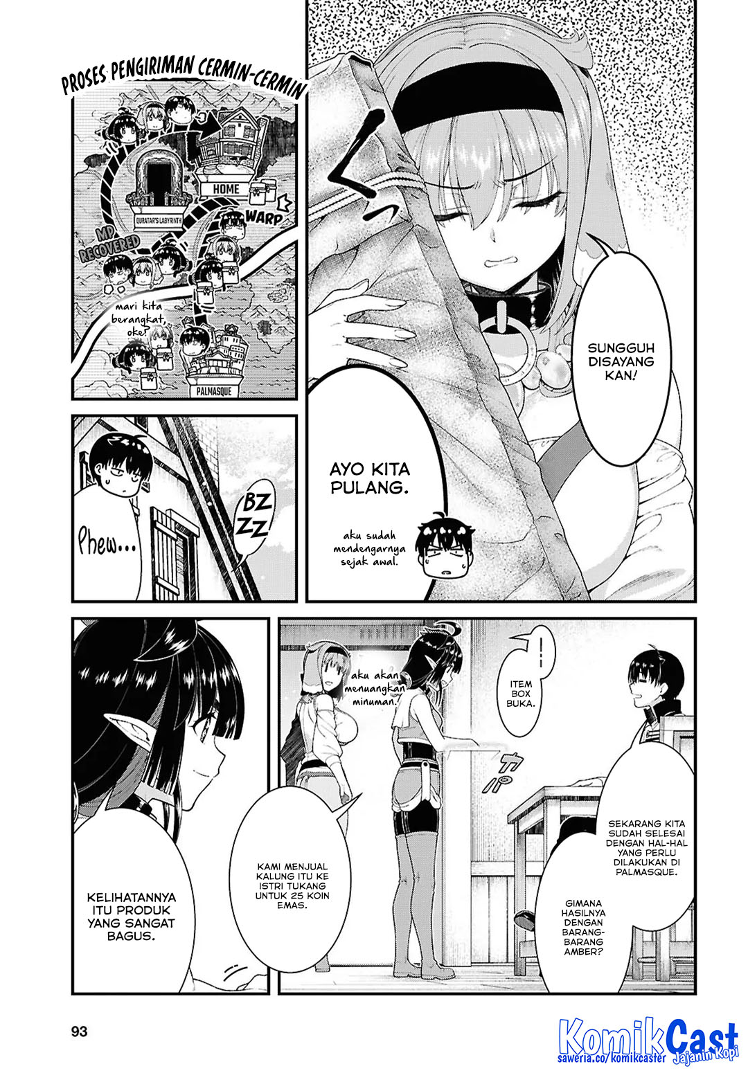 Isekai Meikyuu de Harem wo Chapter 98 Gambar 7