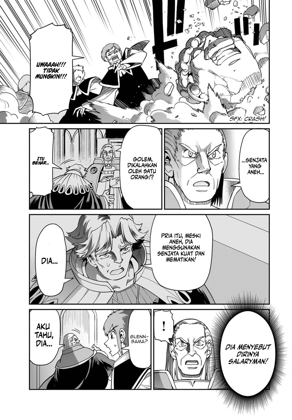 Isekai Shoukan Oji-san no Juumusou Life – Sabage Suki Salaryman wa Kaisha Owari ni Isekai e Chokki suru Chapter 38 Gambar 7