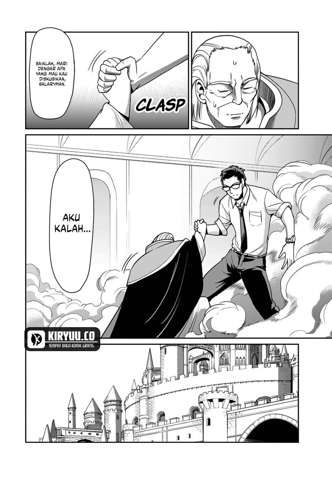 Isekai Shoukan Oji-san no Juumusou Life – Sabage Suki Salaryman wa Kaisha Owari ni Isekai e Chokki suru Chapter 39 Gambar 19