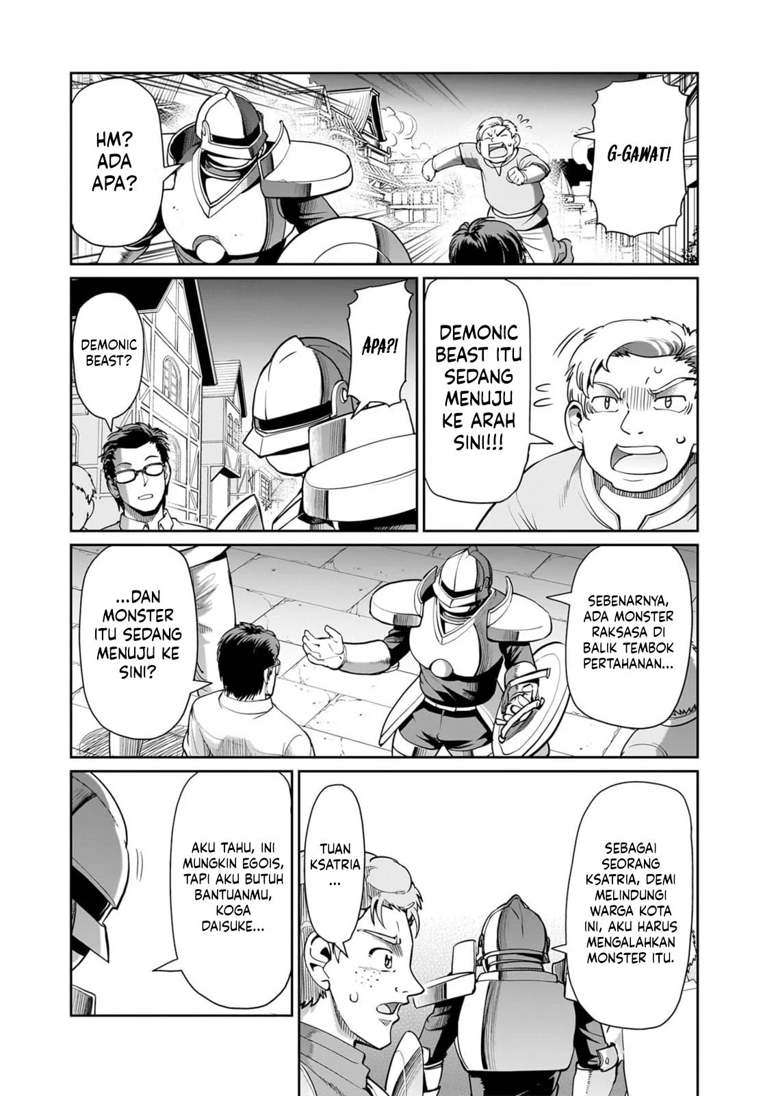 Isekai Shoukan Oji-san no Juumusou Life – Sabage Suki Salaryman wa Kaisha Owari ni Isekai e Chokki suru Chapter 67 Gambar 17