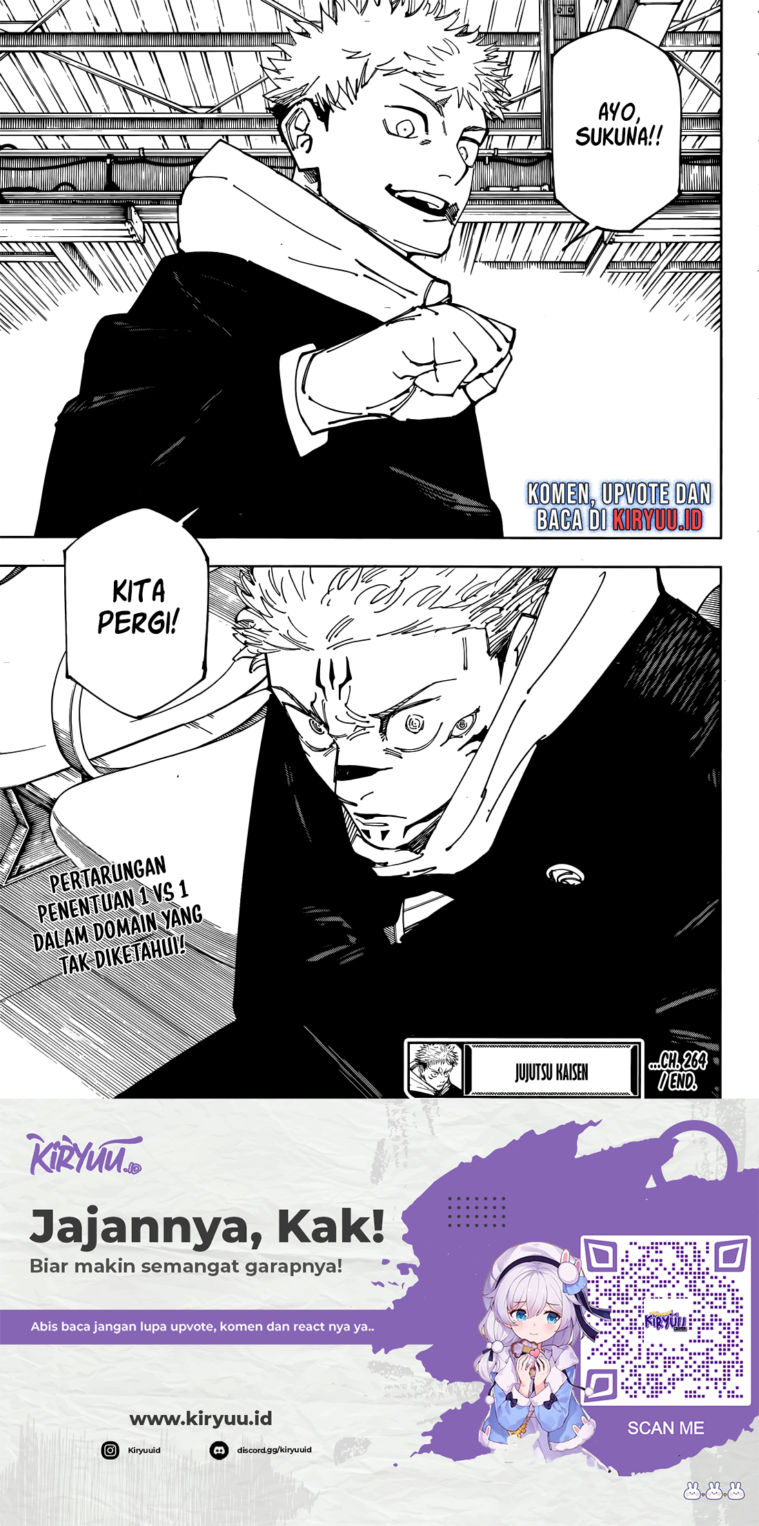Jujutsu Kaisen Chapter 264 Gambar 20