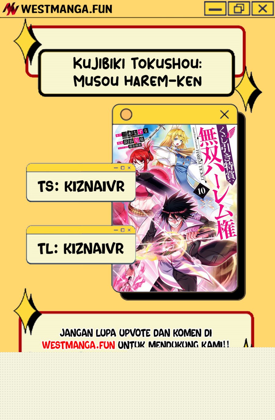 Kujibiki Tokushou: Musou Harem-ken Chapter 48 Gambar 3