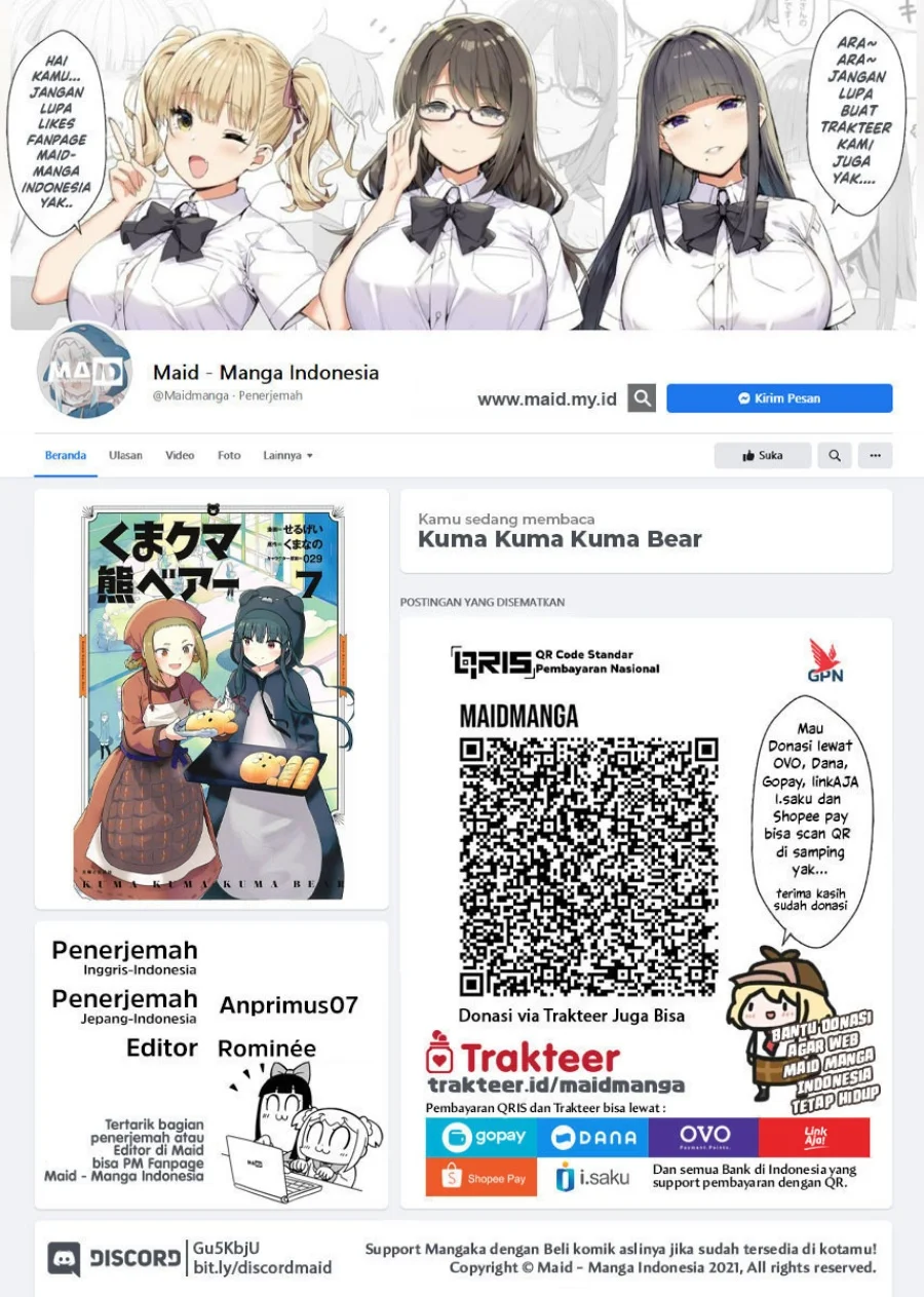 Manga Kuma Kuma Kuma Bear Chapter 100 gambar nomor 2