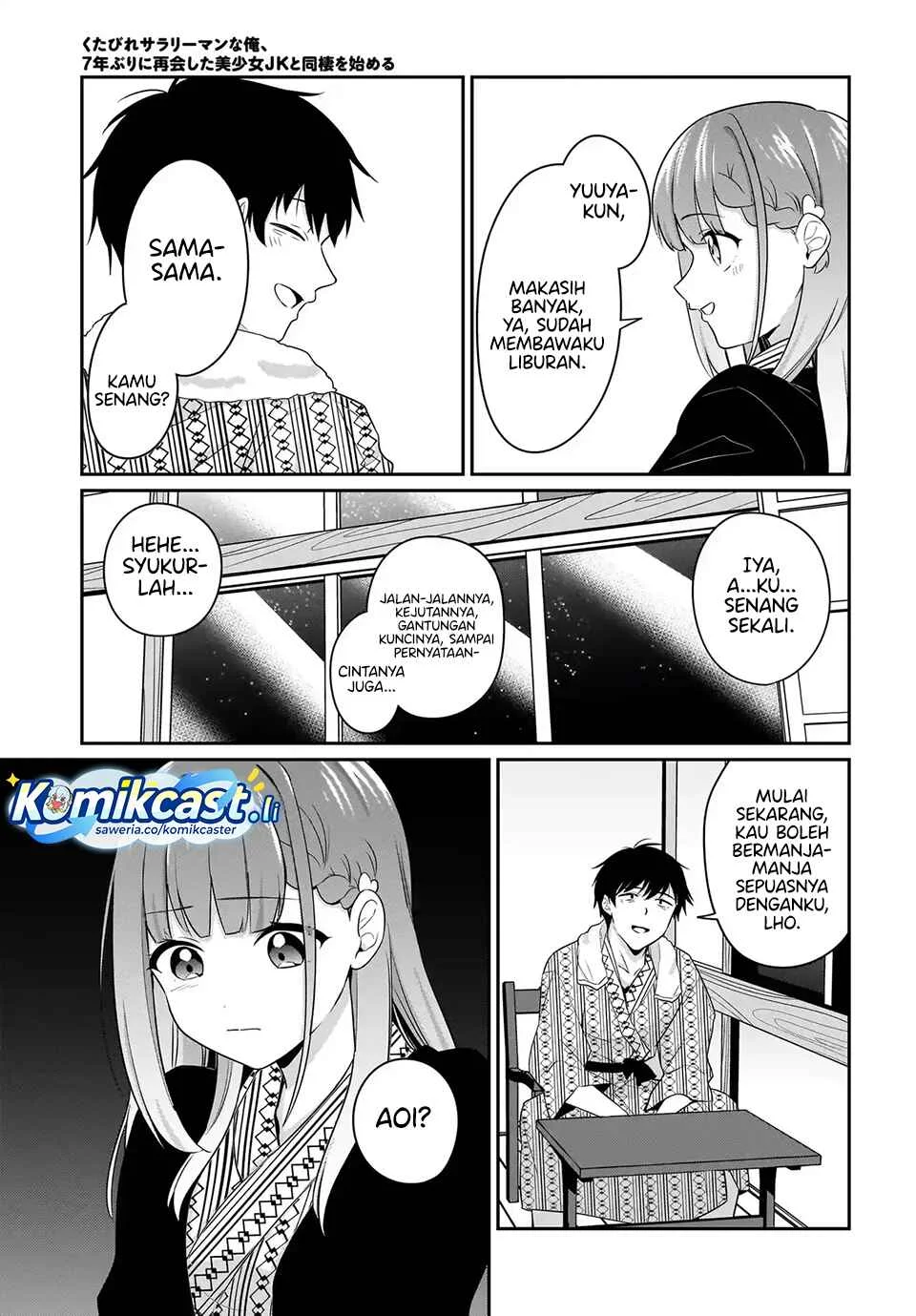 Kutabire Salarymen no Ore, 7nenburi ni Saikai shita Bishoujo JK to Dosei wo Hajimaru Chapter 16 Gambar 5