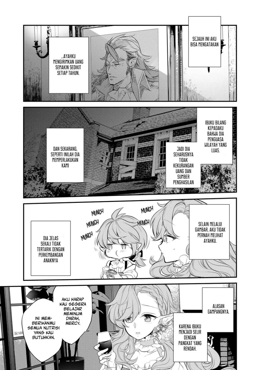 Kaketa Tsuki no Mercedes ~Kyuuketsuki no Kizoku ni Tensei Shitakedo Sute Rare Sounanode Dungeon o Seiha Suru~ Chapter 1 Gambar 13