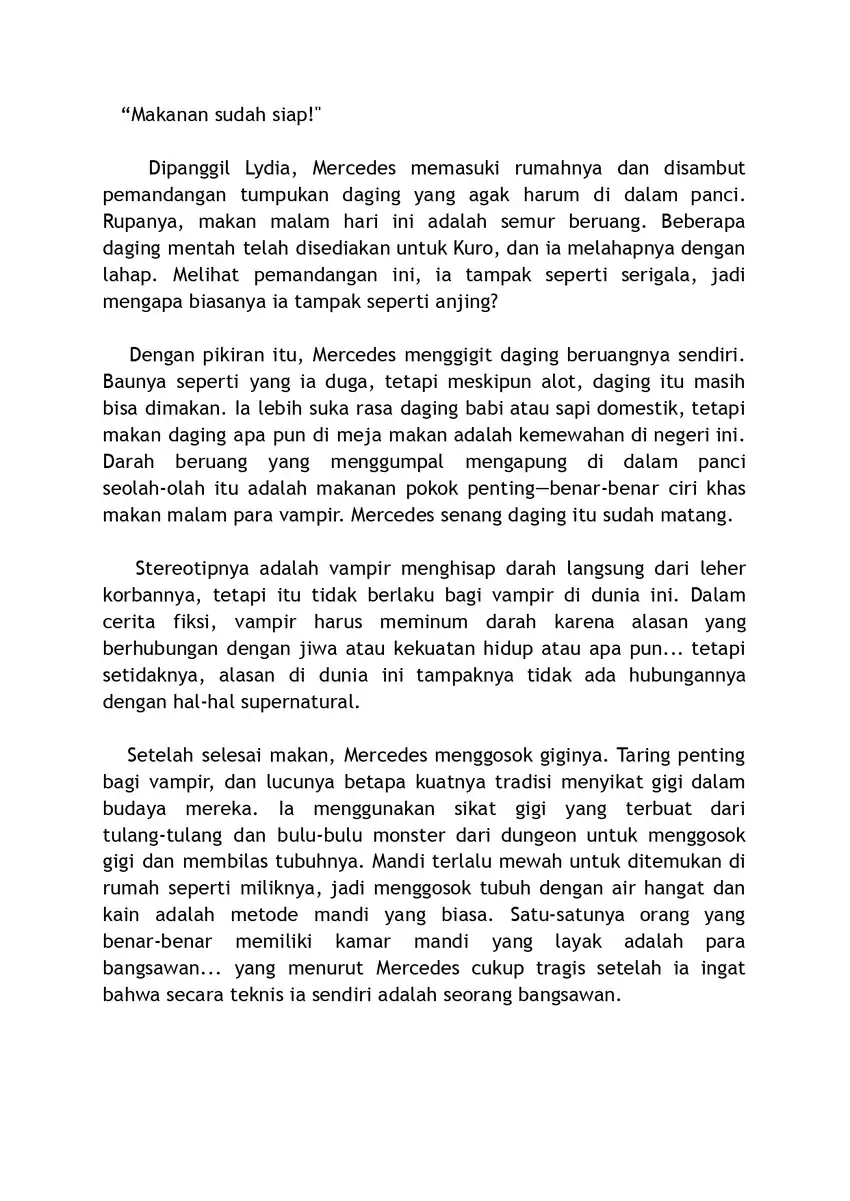 Kaketa Tsuki no Mercedes ~Kyuuketsuki no Kizoku ni Tensei Shitakedo Sute Rare Sounanode Dungeon o Seiha Suru~ Chapter 8 Gambar 55