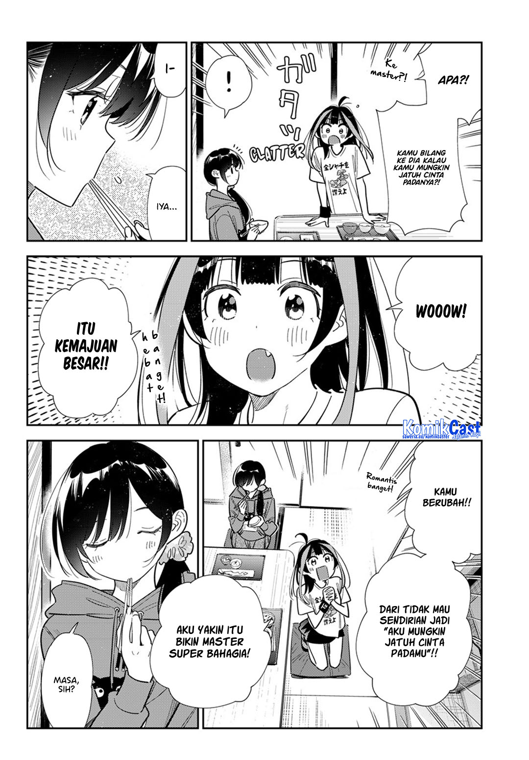 Kanojo Okarishimasu Chapter 387 Gambar 10