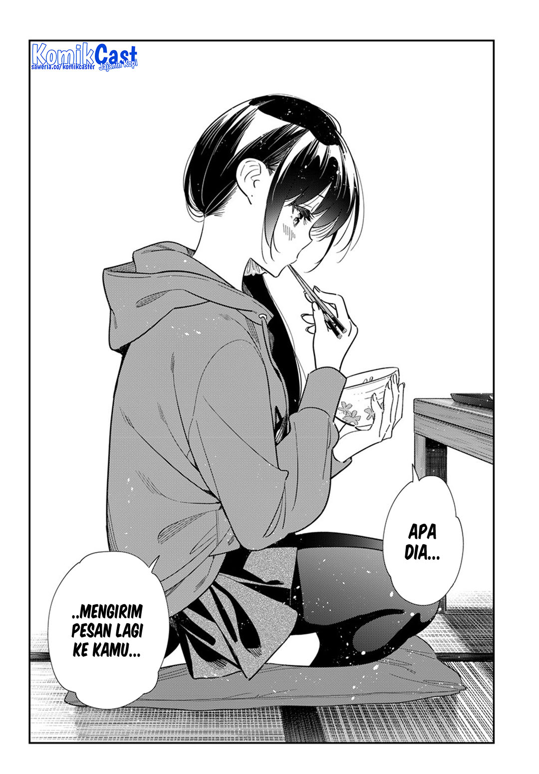 Kanojo Okarishimasu Chapter 387 Gambar 14