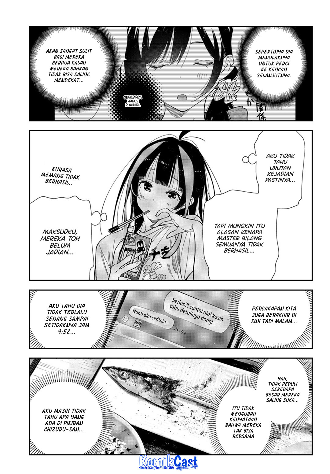 Kanojo Okarishimasu Chapter 387 Gambar 17