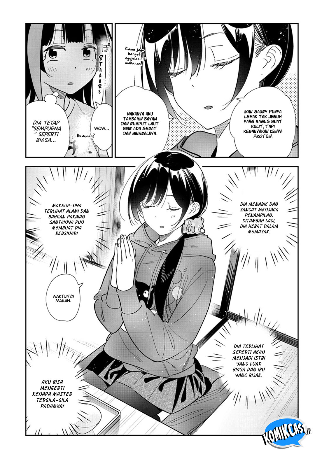 Kanojo Okarishimasu Chapter 387 Gambar 7