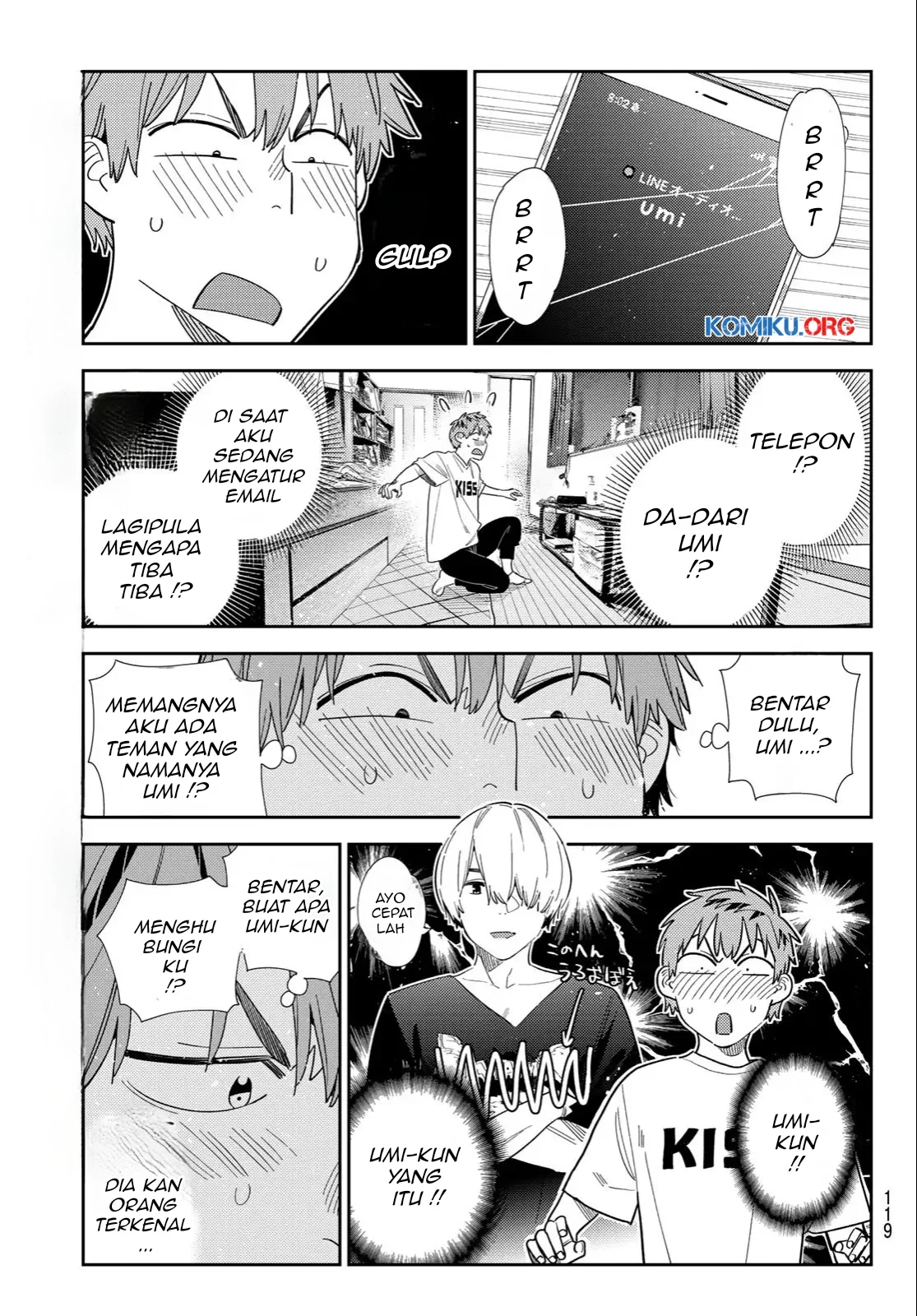 Kanojo Okarishimasu Chapter 396 Gambar 4