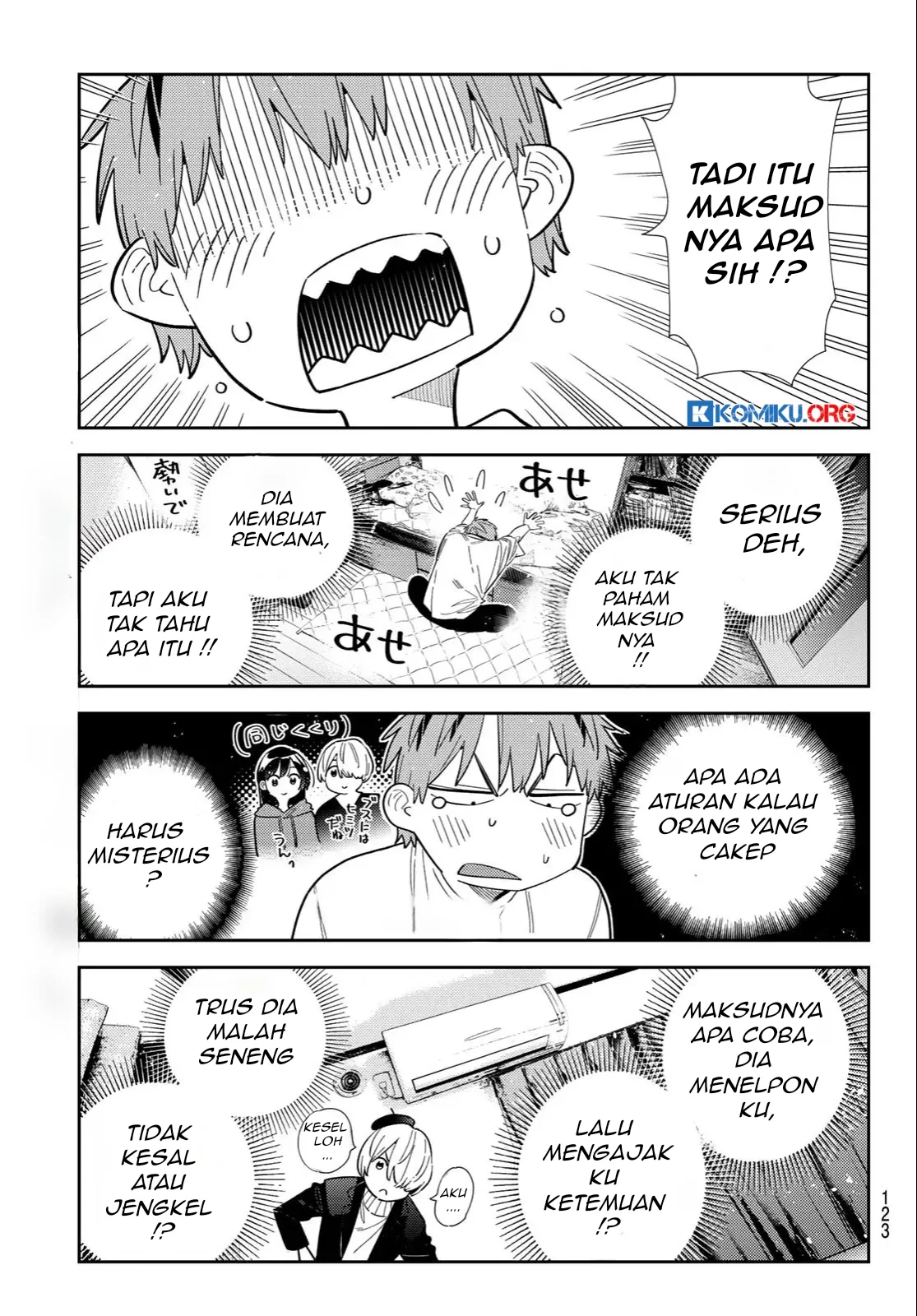 Kanojo Okarishimasu Chapter 396 Gambar 8