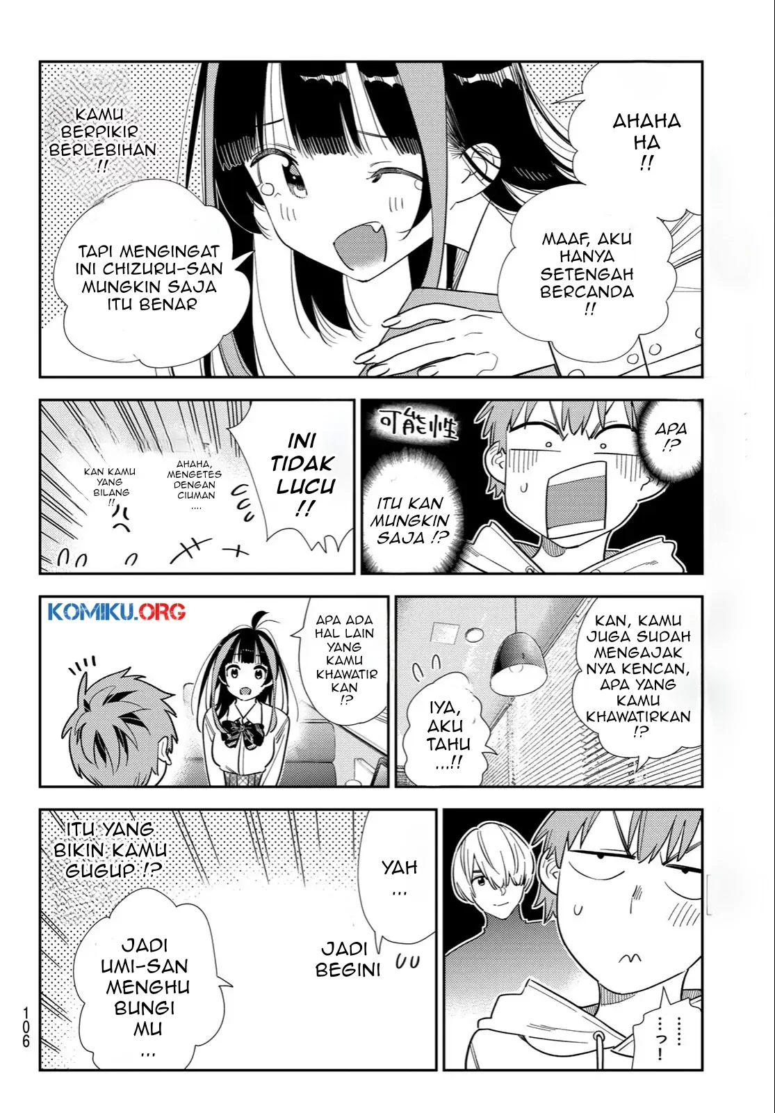 Kanojo Okarishimasu Chapter 398 Gambar 7